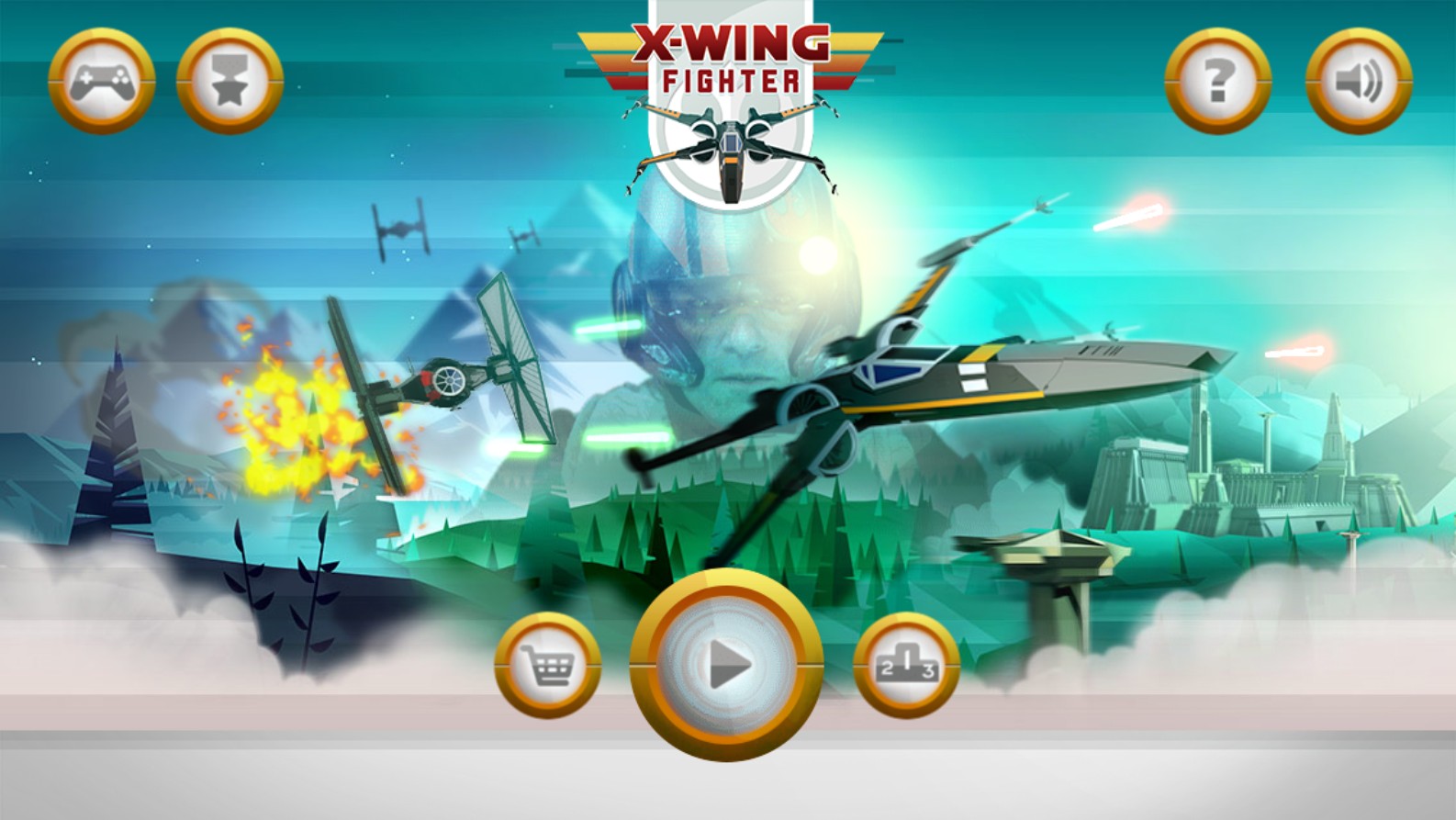 X-Wing Fighter Star Wars Space Combat: Free Play Quest