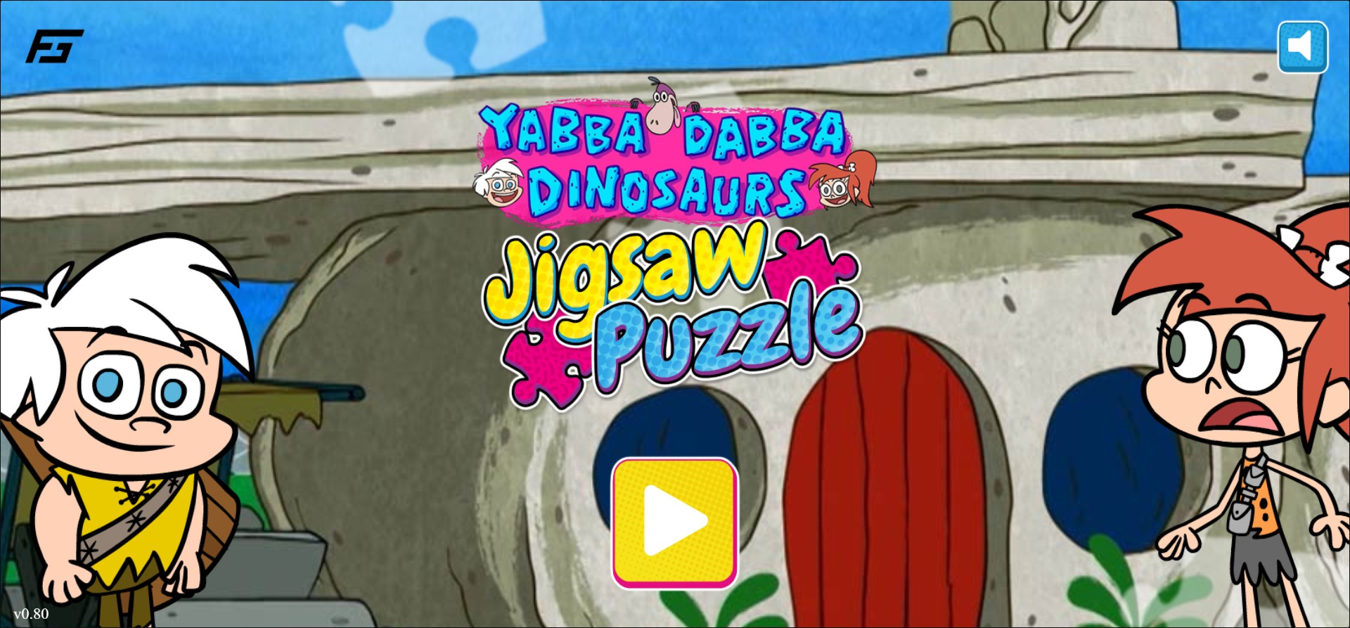 Yabba Dabba Dinosaurs Jigsaw Puzzle: Full Version